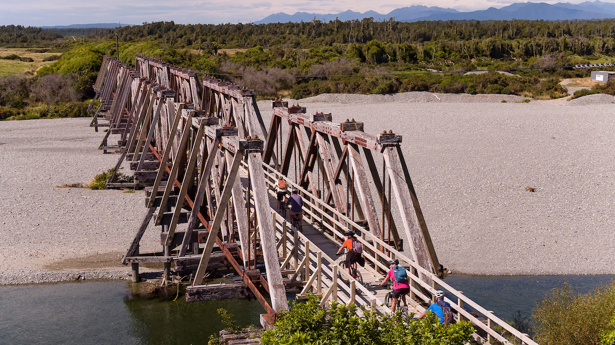 West Coast Wilderness Trail Totara Bridge credit Jason BlairKatabatic